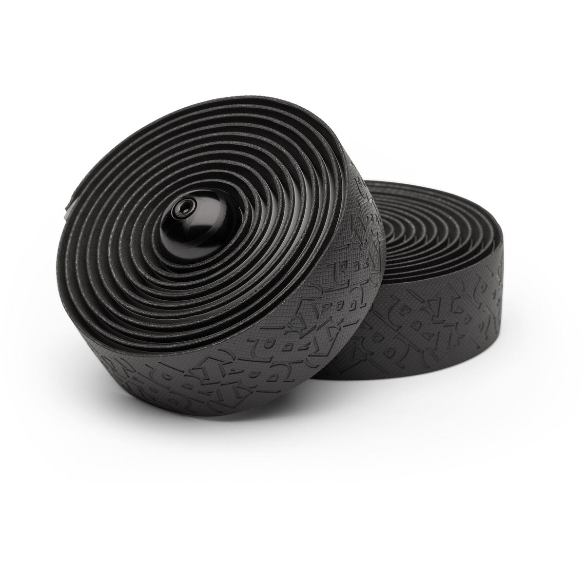 PRO Pursuit Team handlebar tape with gel backing and alloy end caps, designed for cycling handlebars, provides comfort and grip.