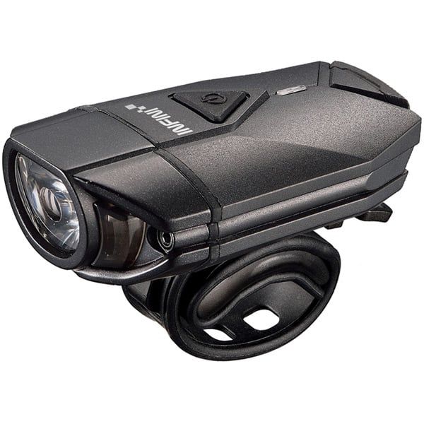 Infini Super Lava 300 Lumen USB Rechargeable Front Light with Handlebar & Helmet Mounts | Swinnerton Cycles
