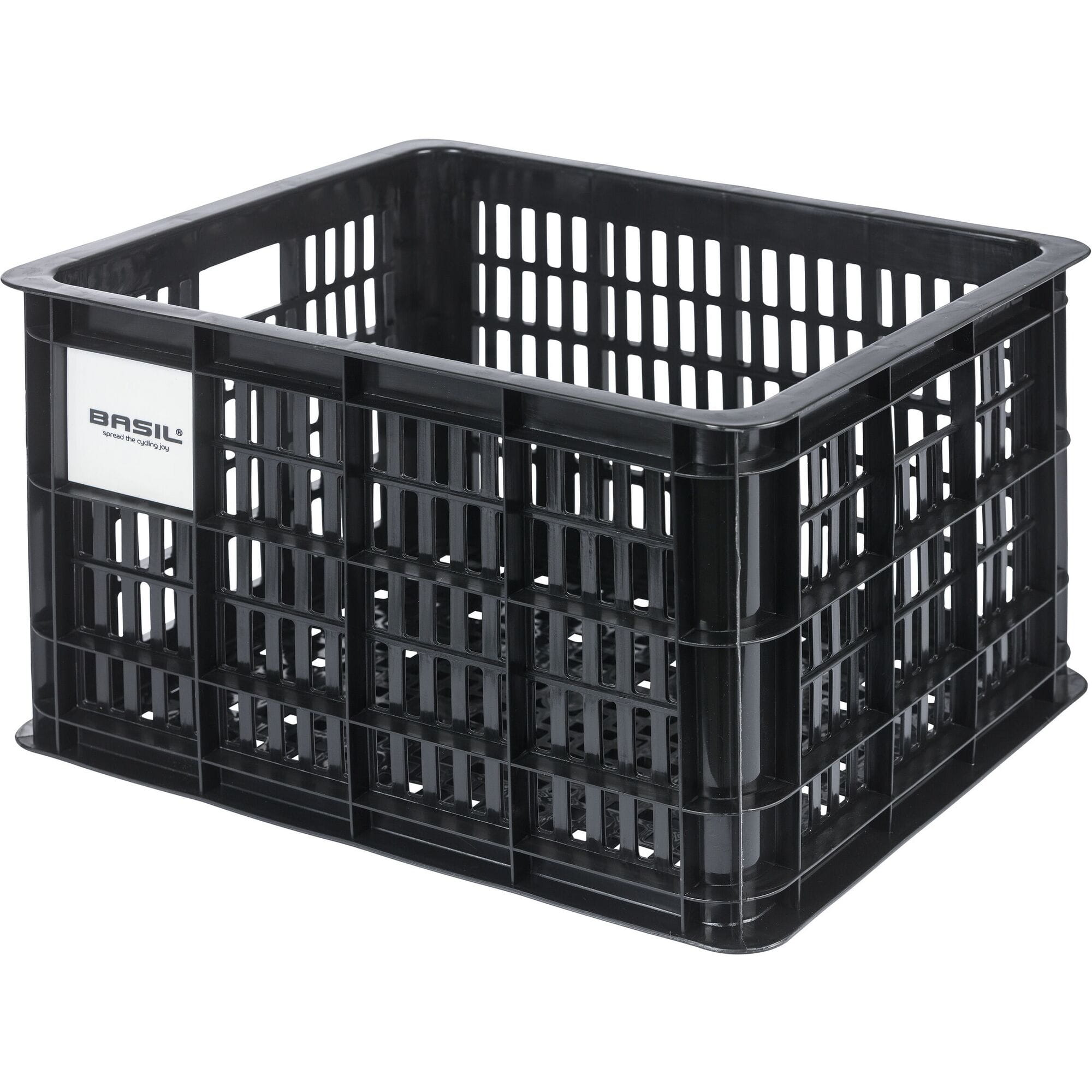 Basil Panniers & Bags - bicycle crate MIK M 29.5L recycled synthetic black