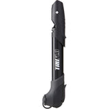 Truflo Micro 3 Mini pump with fixed head and telescoping 2-stage barrel for Presta and Schrader bike valves.