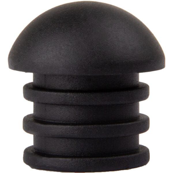 Profile Design round end plug for carbon aerobars, handlebar bar end cap for aerodynamic bike components.