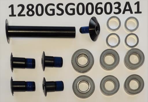 Giant Shock GSG006 ARM BOLT SET JY001C/TI BLK(8+10+11)