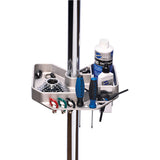 Park Tool 105 oversize work tray for professional bike repair stands, featuring round uprights and sturdy workshop design.