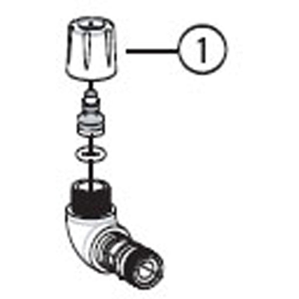 Park Tool 1082 - head / hose compression fitting PFP-3