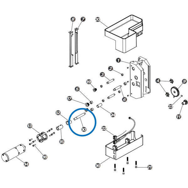 Park Tool 2133 - Drive Gear Shaft For PRS-33/PRS-33.2