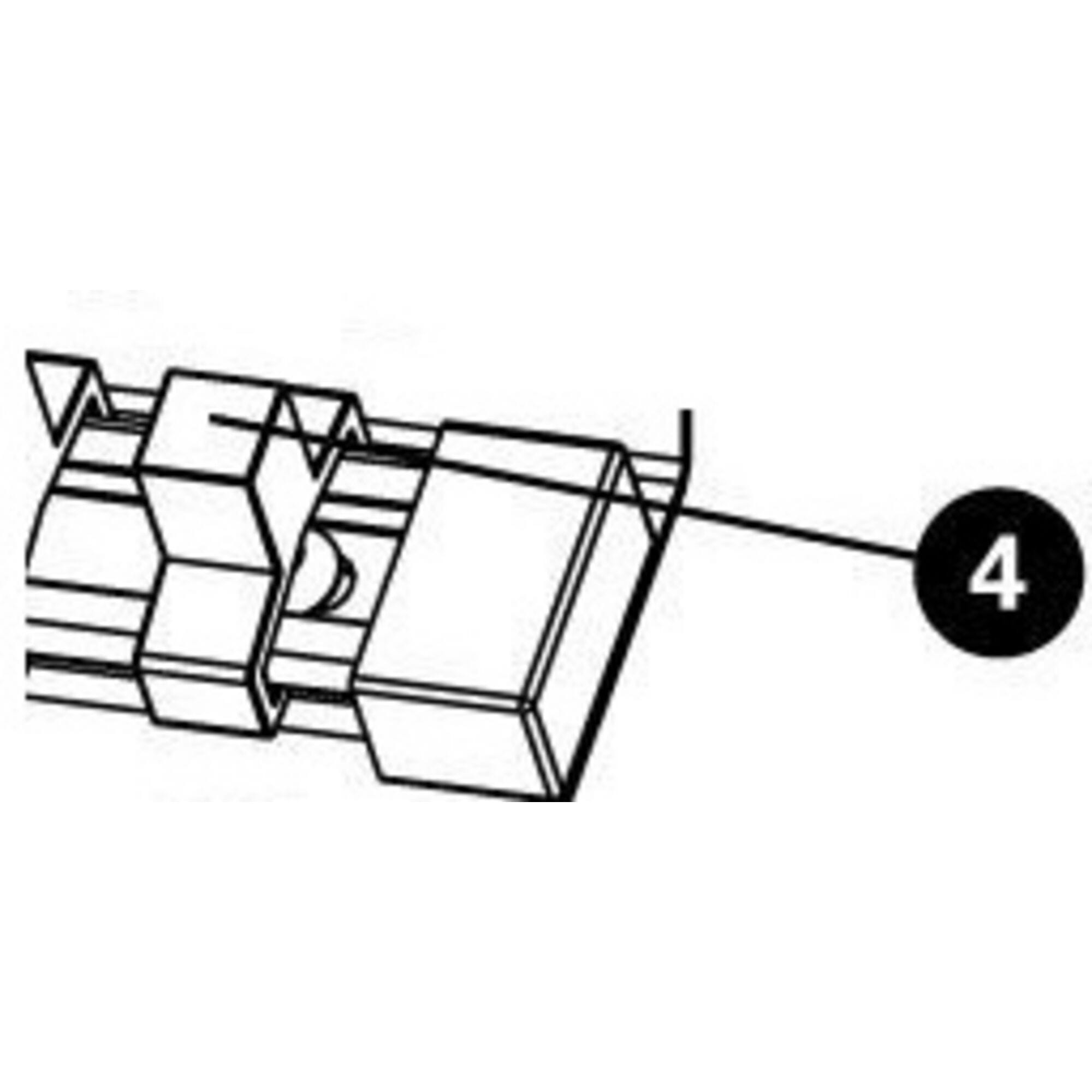 Set of five Park Tool 2955 bit and socket holders for JH-3 workshop organizer, designed for secure tool storage.