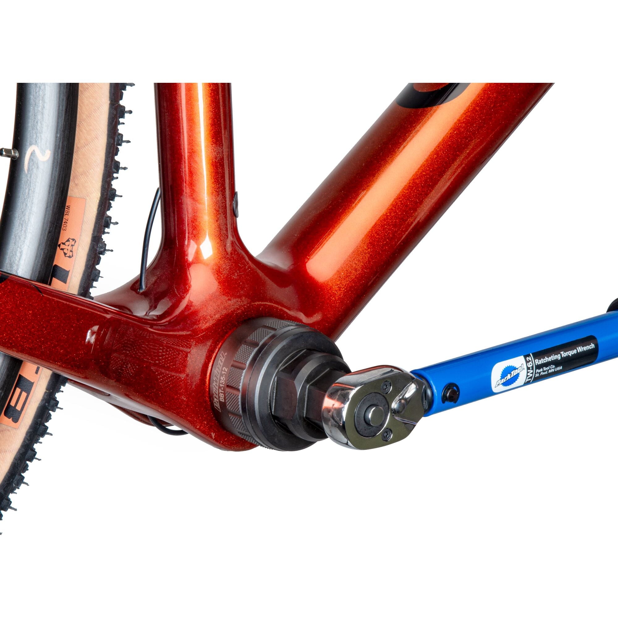 Park Tool BBT-135-12 heavy-duty steel 12-notch bottom bracket tool for 48-50mm bottom brackets, workshop use, durable construction.