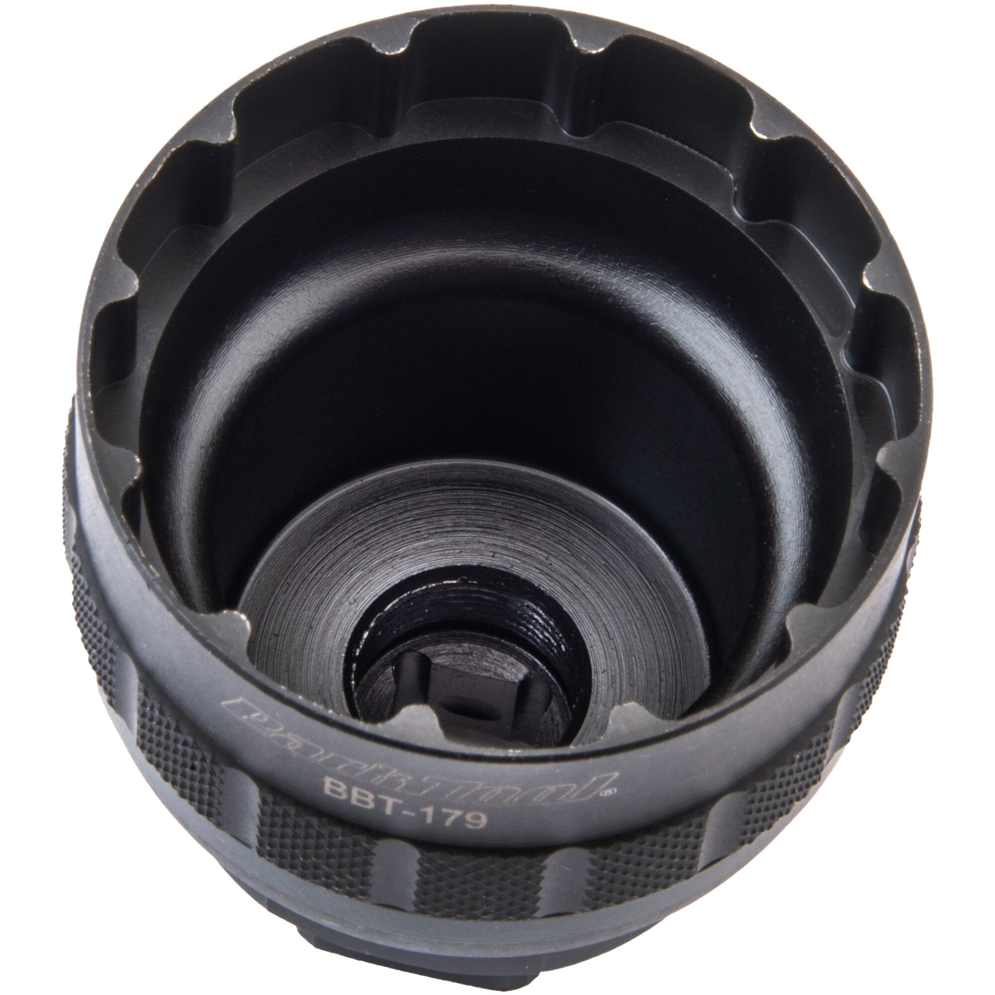 Park Tool BBT-179 heavy duty steel bottom bracket tool with 12-notch design for 46mm extraction, ideal for bike workshop use.
