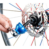Park Tool GPS-1 5-piece guide pin set for bottom brackets and center lock rotors, used in bike workshop maintenance.