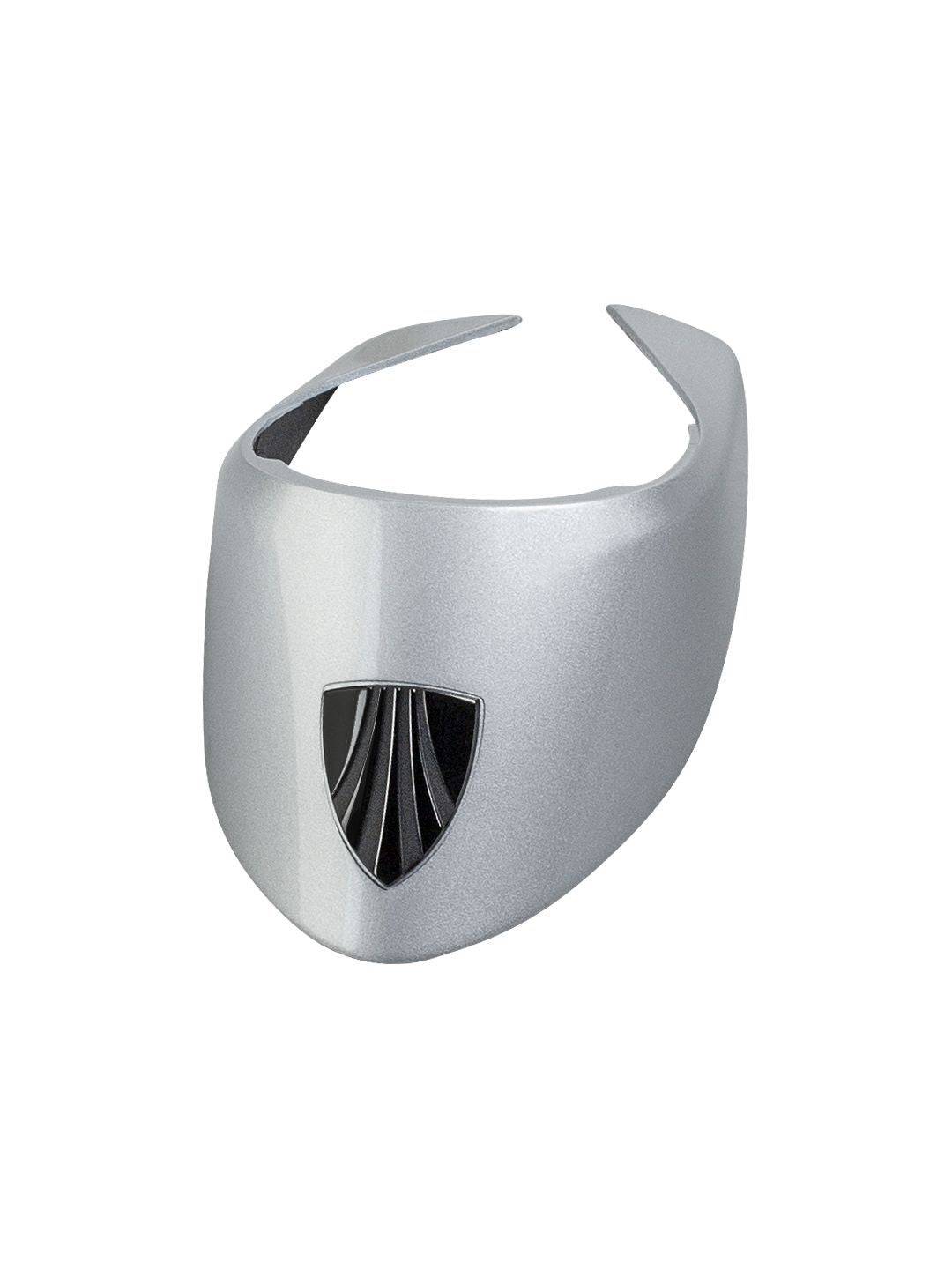 Trek Domane SLR 7 spare brow cover in gloss Quicksilver, a bike frame component with protective finish and sleek design.
