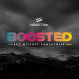 Finish Line BOOSTEDT BioGrease plant-based bike grease applied to bike components, showcasing eco-friendly, low-friction lubrication.