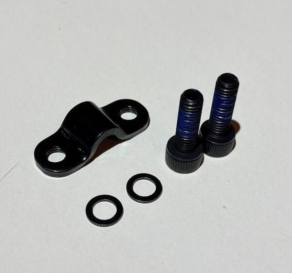 Profile Design RML hydration system rail attachment kit for bike accessories, showing replacement parts on a plain background.