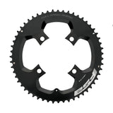 FSA Powerbox Carbon Road Chainring (2x11, 110x55T, Black, 4h)