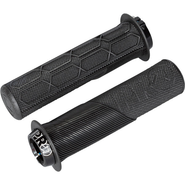 Pro Trail Lock On W/ Flange 32Mm Bk Grips