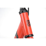 Red Ridgeback Scoot 2027 kids balance bike for toddlers, showing the detailed frame and handlebar for ages 2 and up.