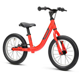 Red Ridgeback Scoot XL kids balance bike with 14-inch wheels, designed for beginner riders aged 3 and up.