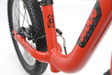 Red Ridgeback Scoot XL Kids Balance Bike 14-inch for ages 3+, featuring a lightweight frame and beginner-friendly design.