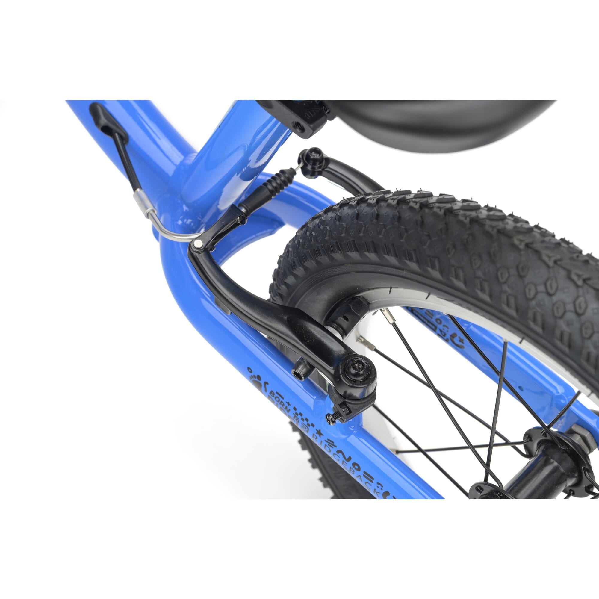 Blue Ridgeback Scoot XL 14-inch kids' balance bike designed for beginner riders ages 3 and up, with a sturdy frame and smooth finish.