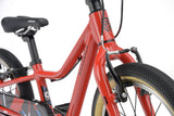 Red Ridgeback Dimension 16 kids bike with lightweight frame and adjustable features for children aged 3.5 to 6 years.