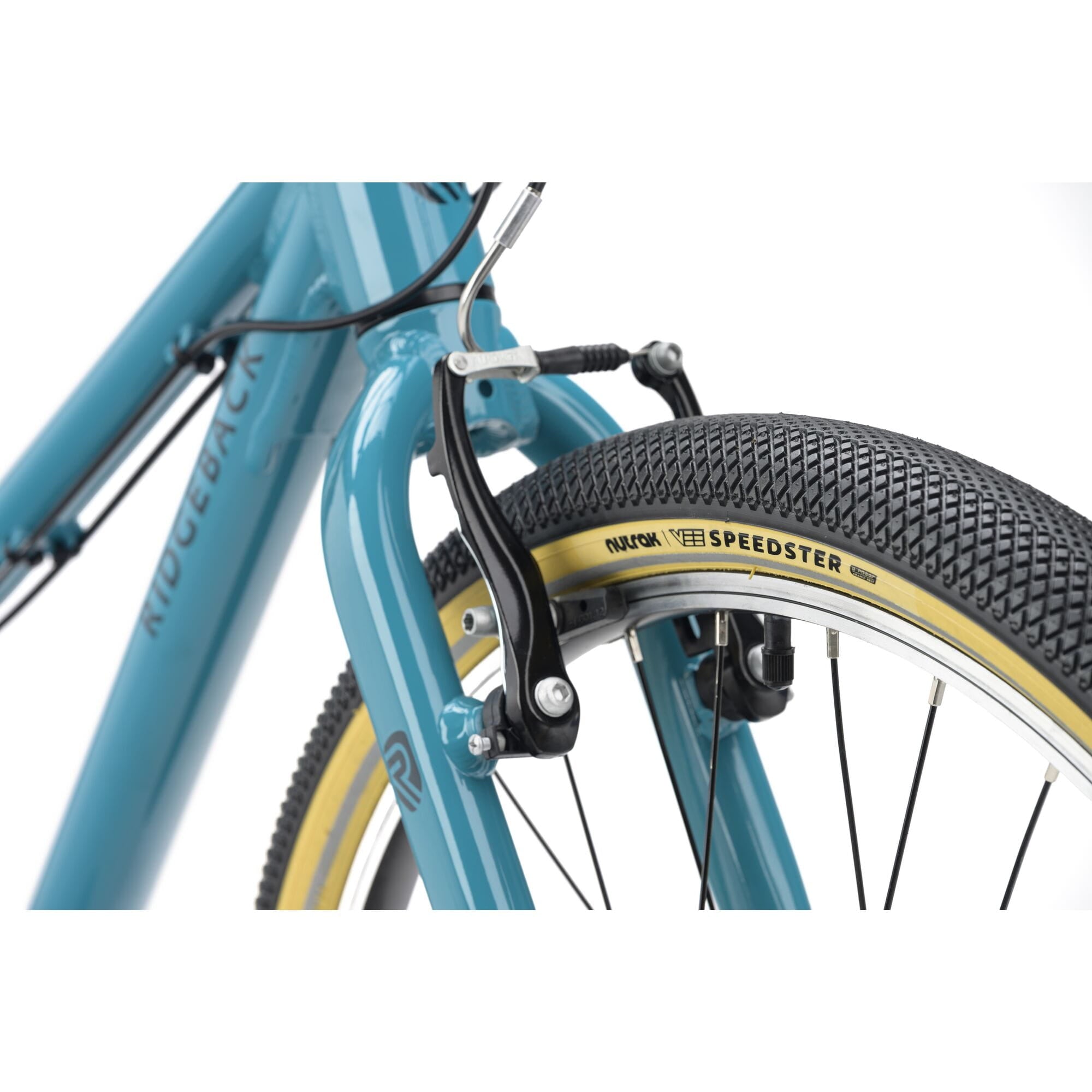 Ridgeback Dimension 24 Kids Bike in teal with 8-speed Shimano gears, puncture-resistant tires, and adjustable fit for ages 8+