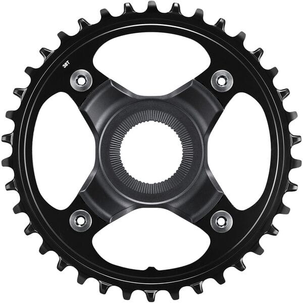 Shimano Sm-Cre80-B Chainring 38T Without Chain Guard For Chain Line 55 Mm Black Chain Ring