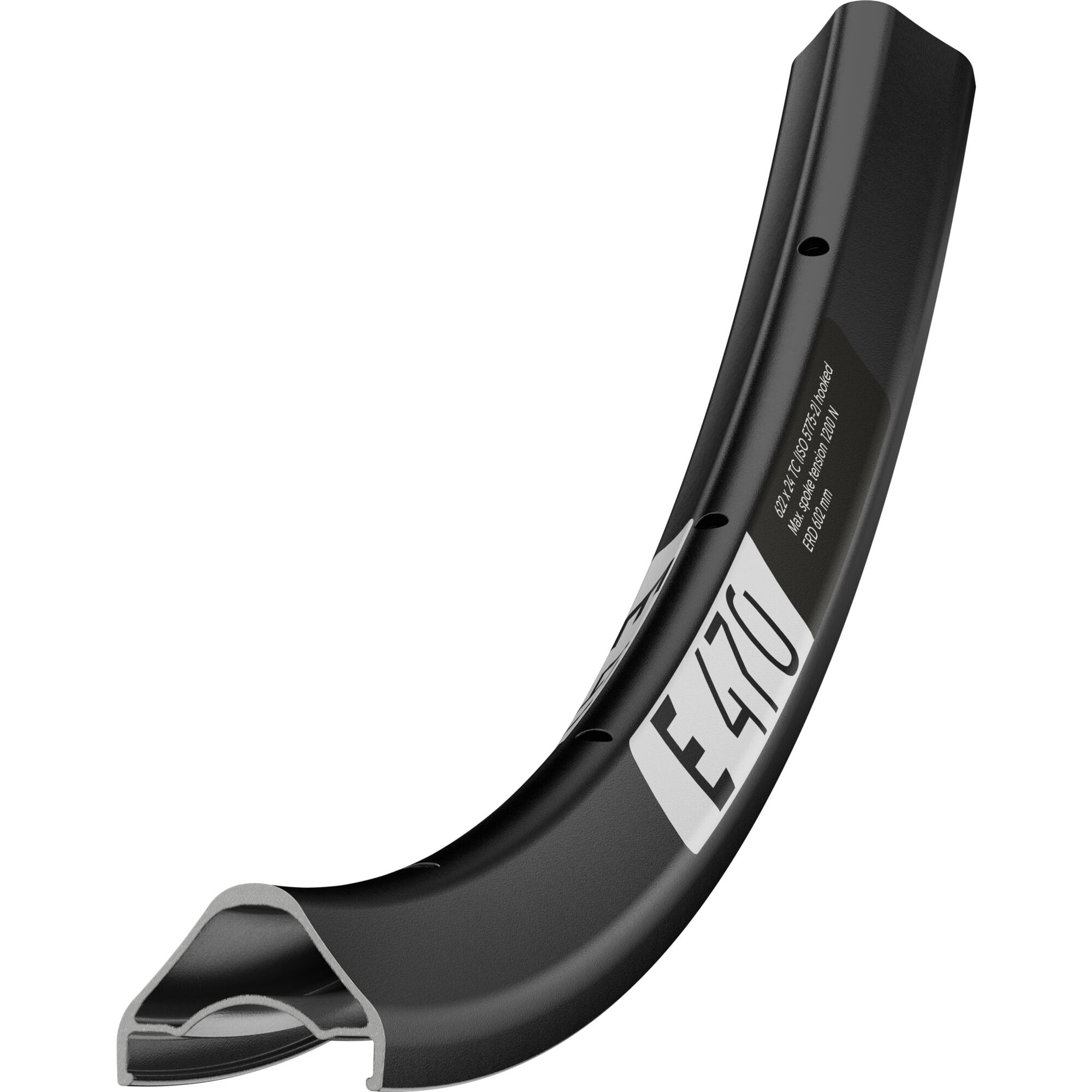 DT Swiss E 470 DB 24 hole Presta-drilled disc brake black