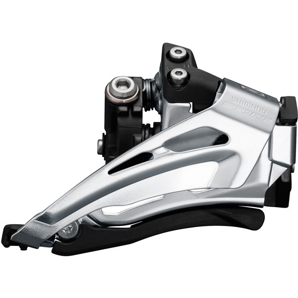 Shimano Deore M6025-L Double Front Derailleur Low Clamp Top Swing Down Pull Front Mech
