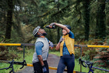 Madison Roam women's windproof packable Primaloft cycling gilet hanging on a hanger, showcasing its lightweight design and sleek fit.