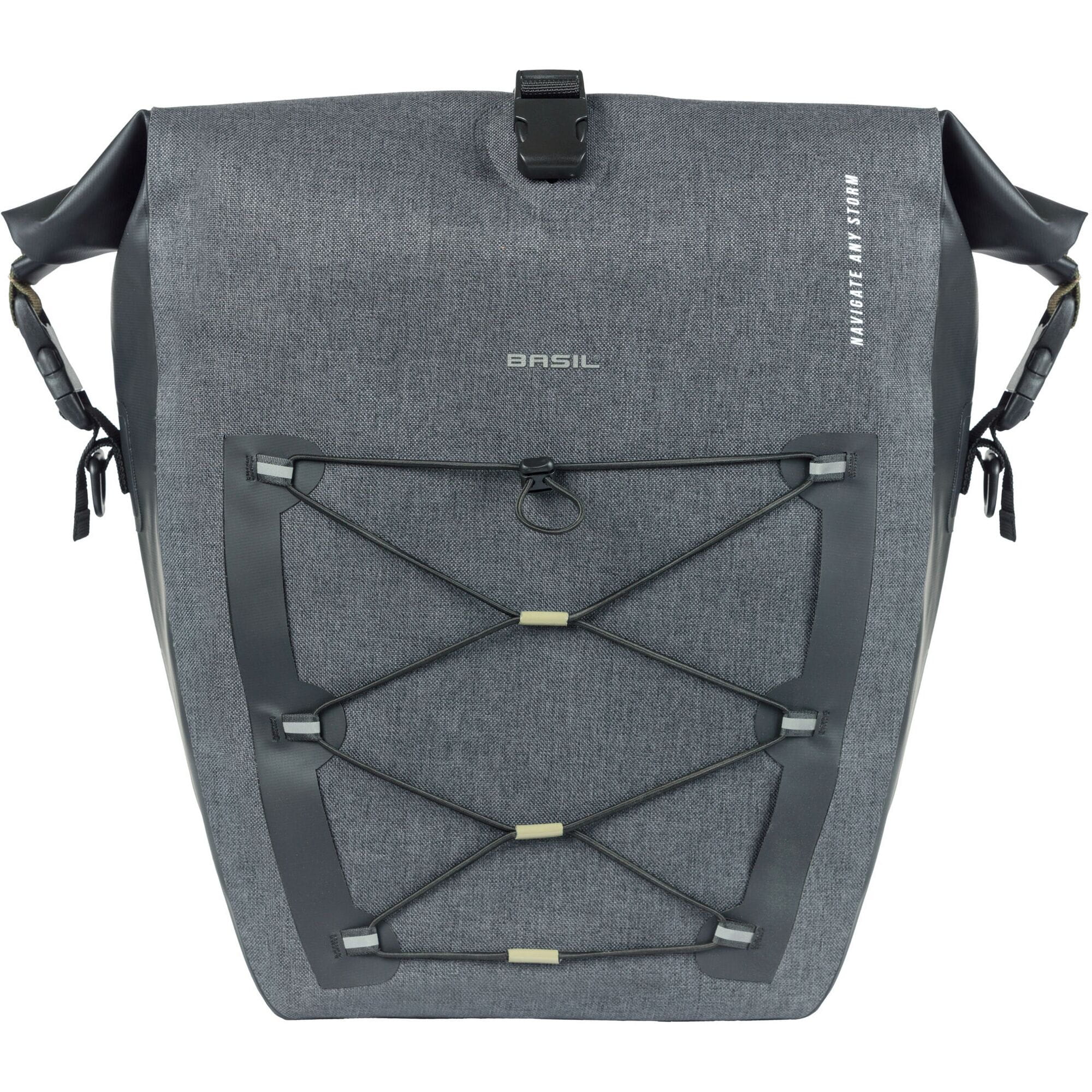 Basil Panniers & Bags - Navigator Storm L single pannier bag 25-31L black