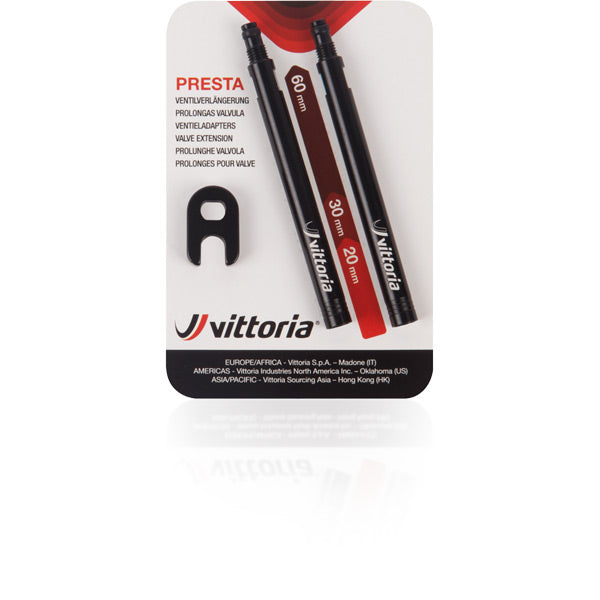 Vittoria Valve Extension 2 Pcs. In Alu + Spanner Tube Spares
