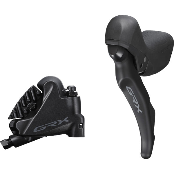 Shimano GRX ST-RX600 GRX 2-speed STI bled with BR-RX410 flat mount calliper
