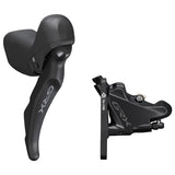 Shimano GRX ST-RX600 GRX 11-speed STI bled with BR-RX410 flat mount calliper