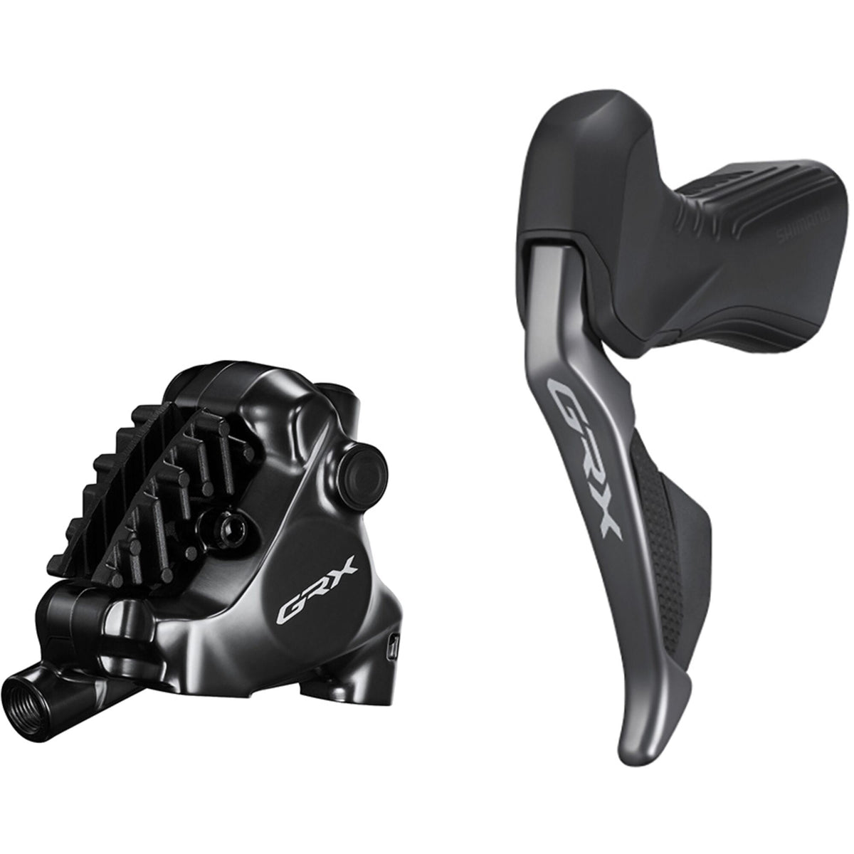 Shimano GRX ST-RX815 GRX Di2 2-speed STI bled with BR-RX820 calliper