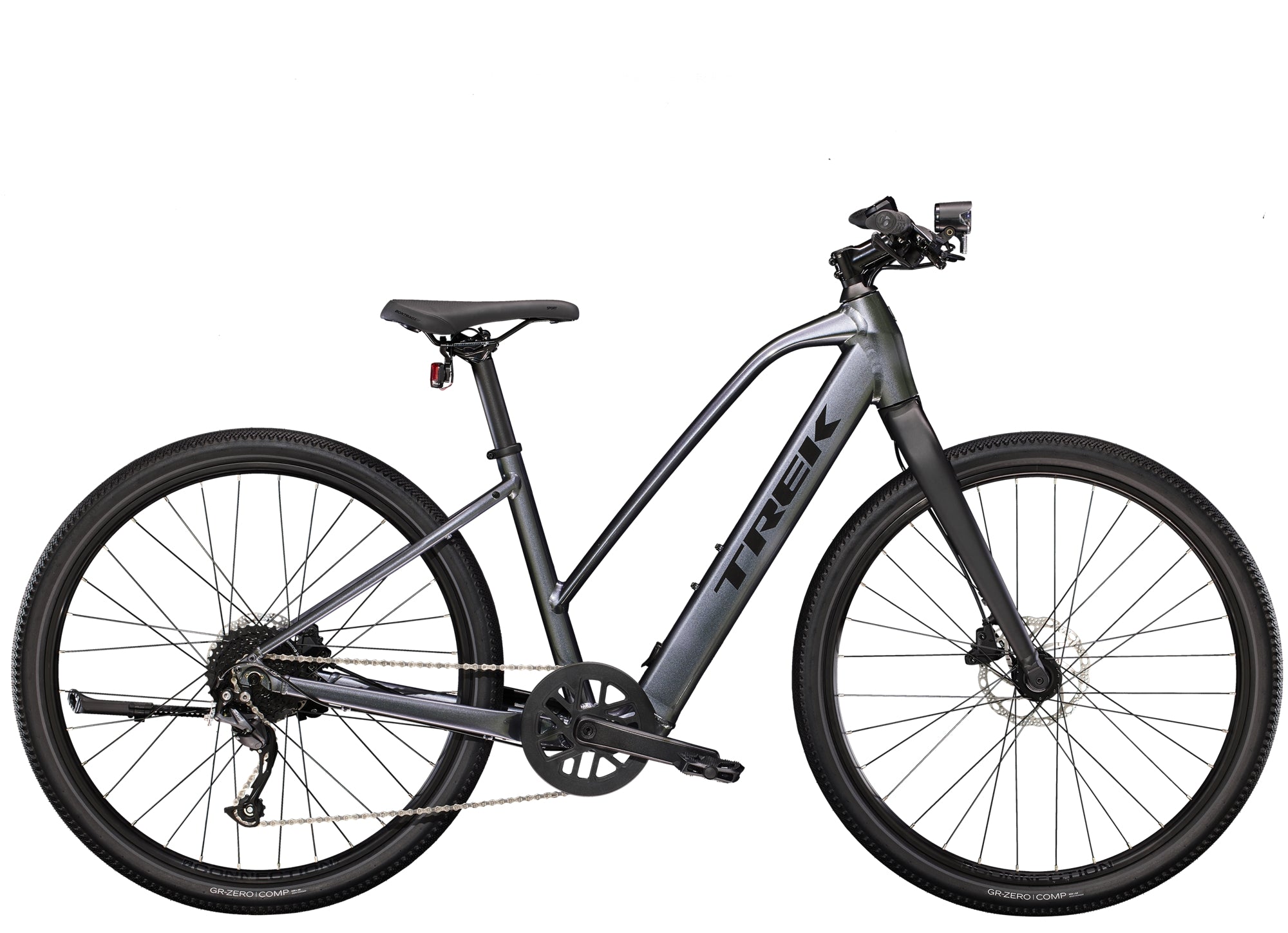 Trek Dual Sport+ 2 Stagger e-Hybrid Bike | Swinnerton Cycles