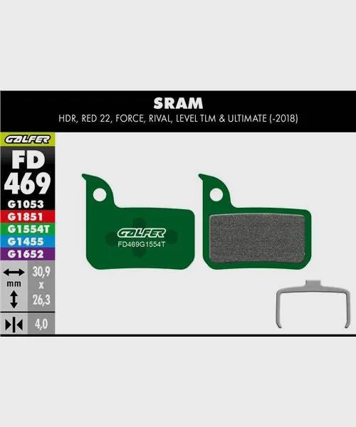 Galfer Pro Bike Disc Brake Pad