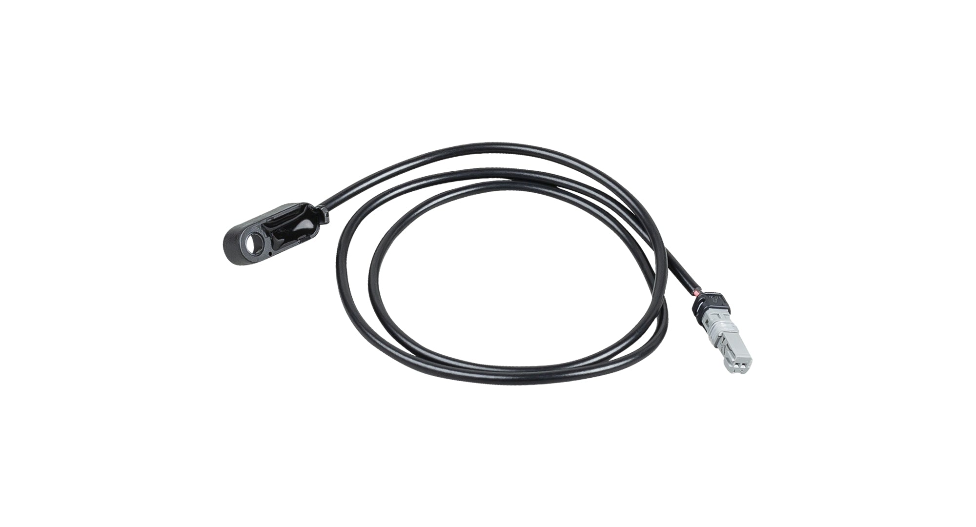 Trek-Diamant Bosch Alnt/Zoum+G4 SPD sensor and cable in black for e-bike components, shown in the image.