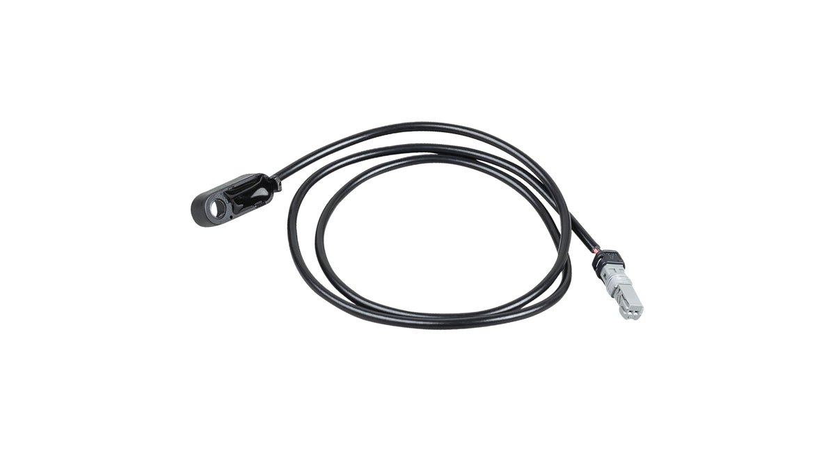Trek-Diamant Bosch Alnt/Zoum+G4 SPD sensor and cable in black for e-bike components, shown in the image.