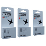 Schwalbe Clik Valve Presta to SCV Retail Pack of 25