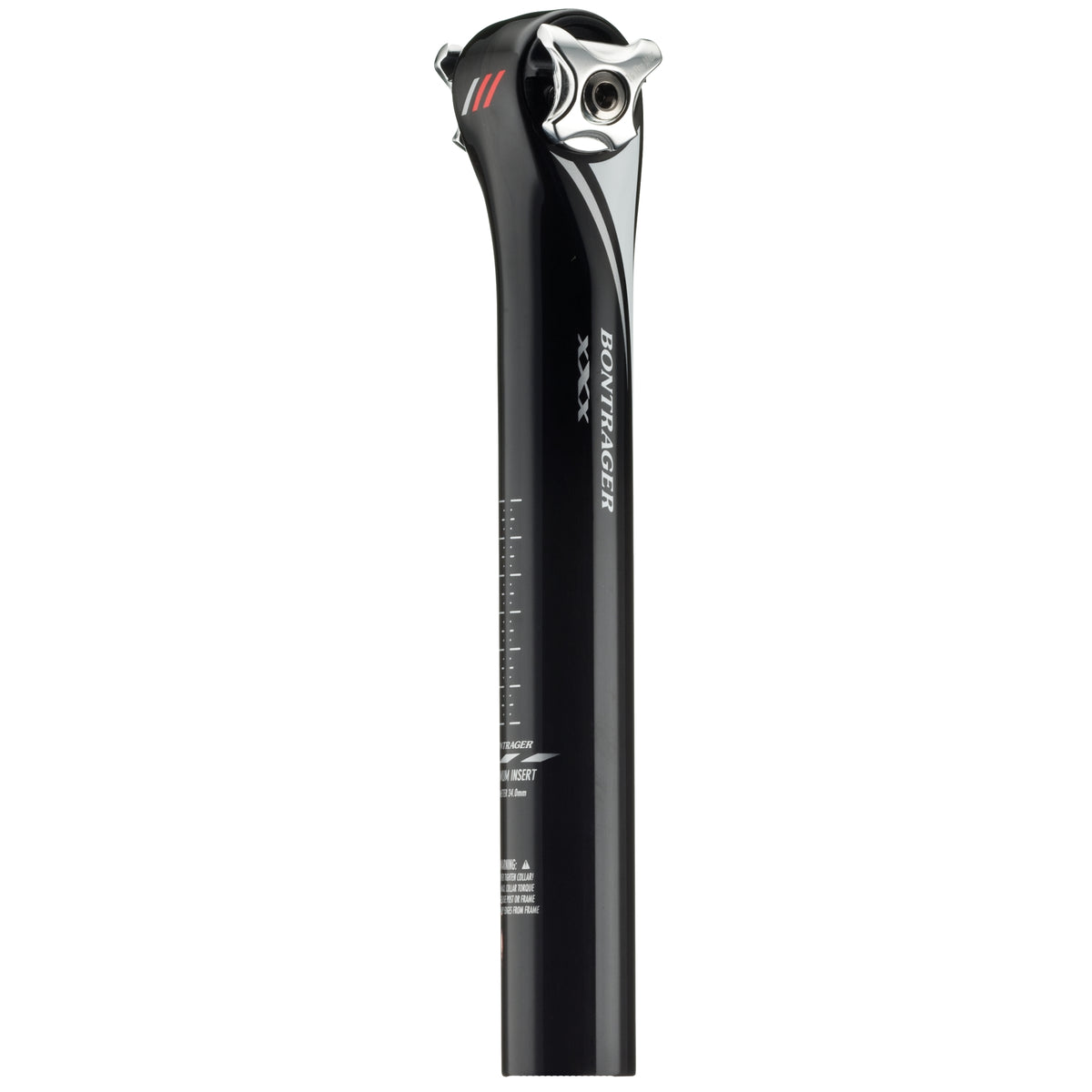 Bontrager Seatpost Bontrager Race Xxx Lite 5Mm Offset 34X245mm Carbon Carbon 245mm