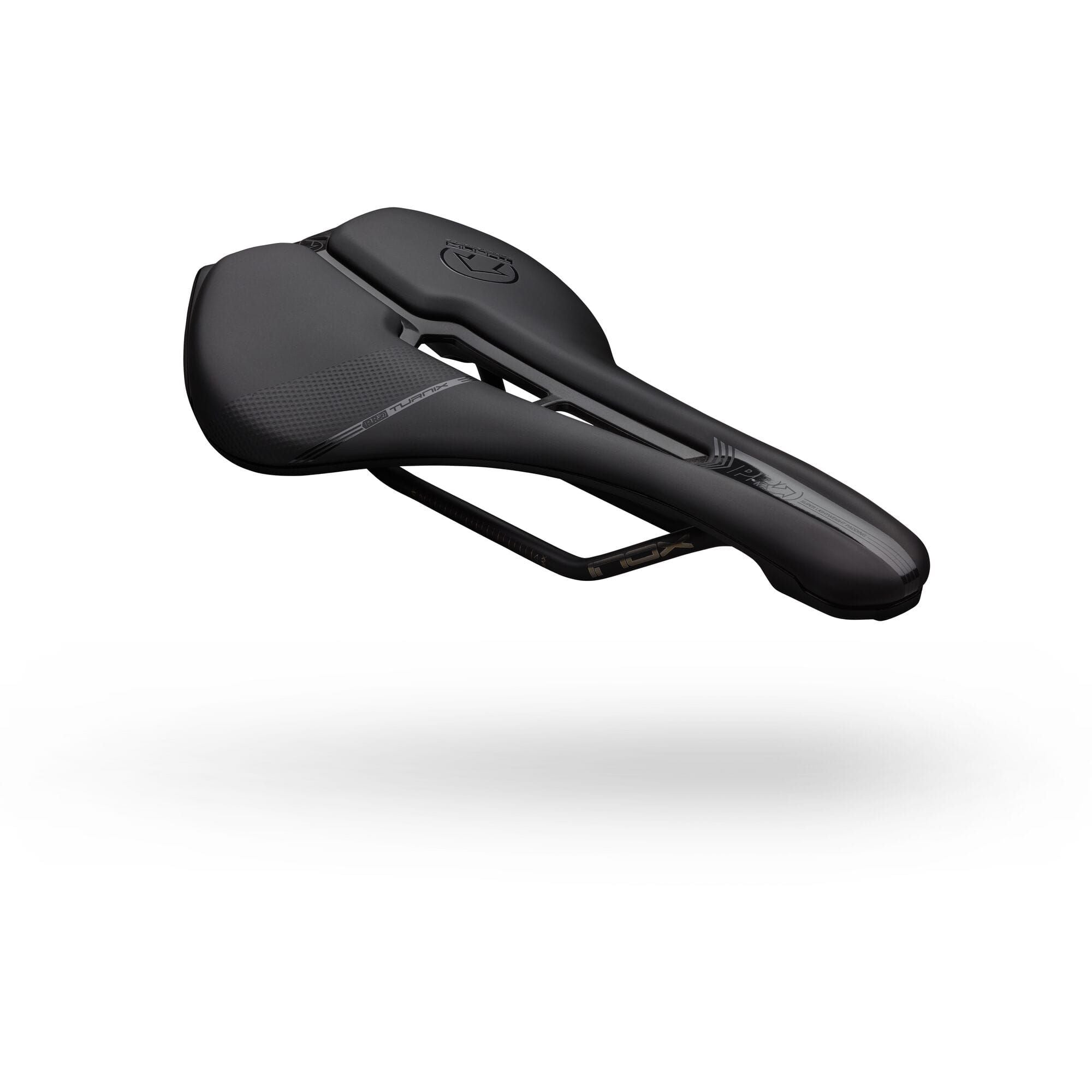 PRO Turnix Performance Bike Saddle with inox rails and EVA padding, featuring anatomic fit for comfortable cycling.
