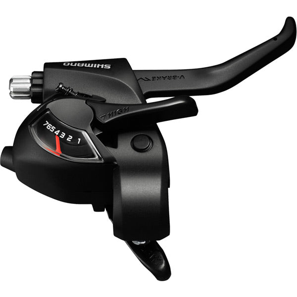 shimano shifters st ef41 ez fire plus sti set for v brakes 2 finger lever black p47768
