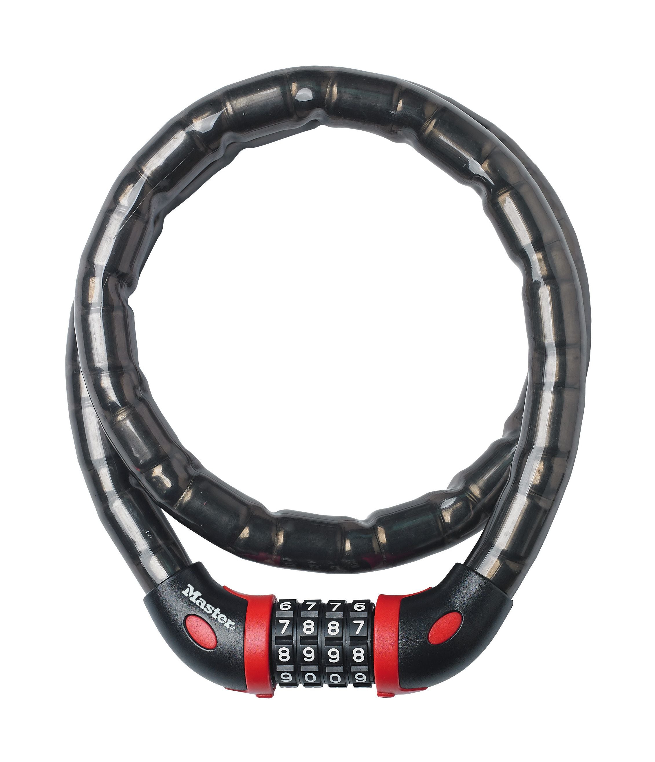 Master Lock Master Lock Armoured Cable Combination Lock 18mm x 1m [8226] Black