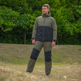 Madison thermal salopettes for men with Primaloft insulation, waterproof and breathable outdoor clothing, shown in the image.