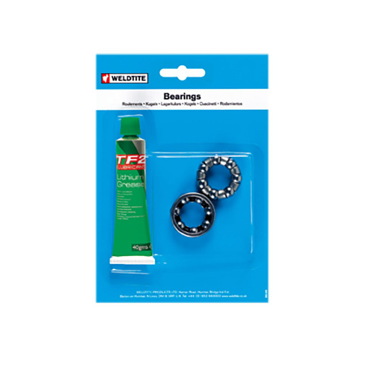 Weldtite Weldtite 1/4 Bb Cages & Grease: 1/4"