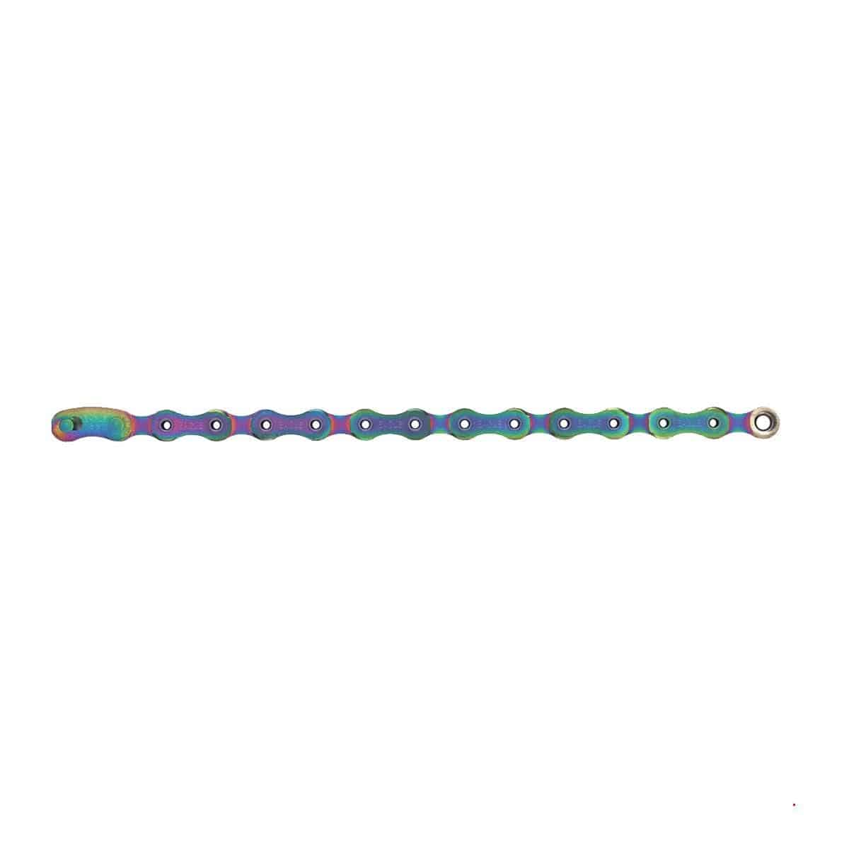 SRAM Chain PC XX1 Eagle HollowPin 126 links PowerLock Flowlink 12 Speed: RAINBOW 12 SPEED | Swinnerton Cycles