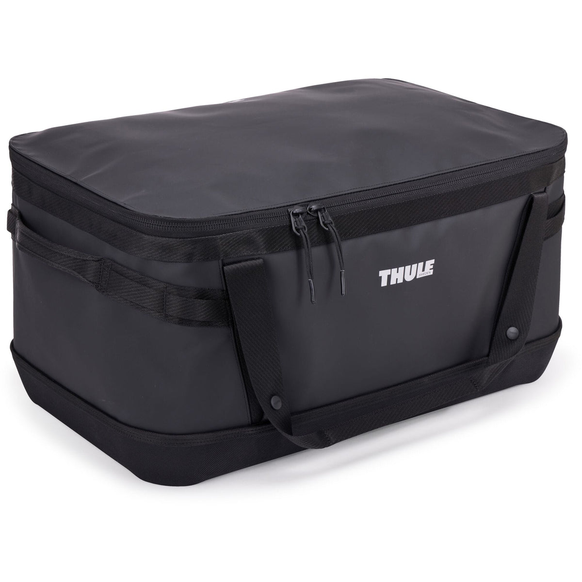 Thule Chasm Gear Hauler waterproof semi-rigid storage bag for travel and camping accessories, durable and versatile.
