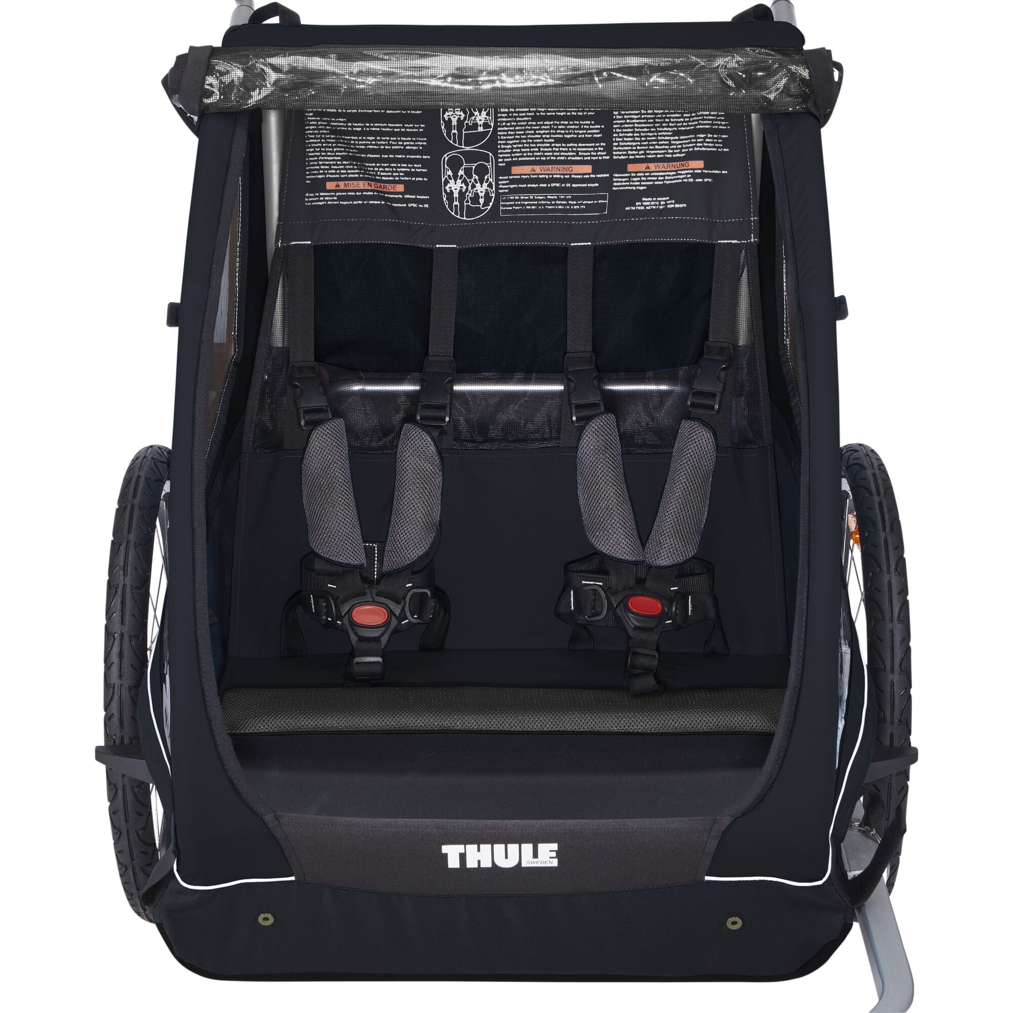 Thule Coaster XT - 2-Seat Bike Trailer Black
