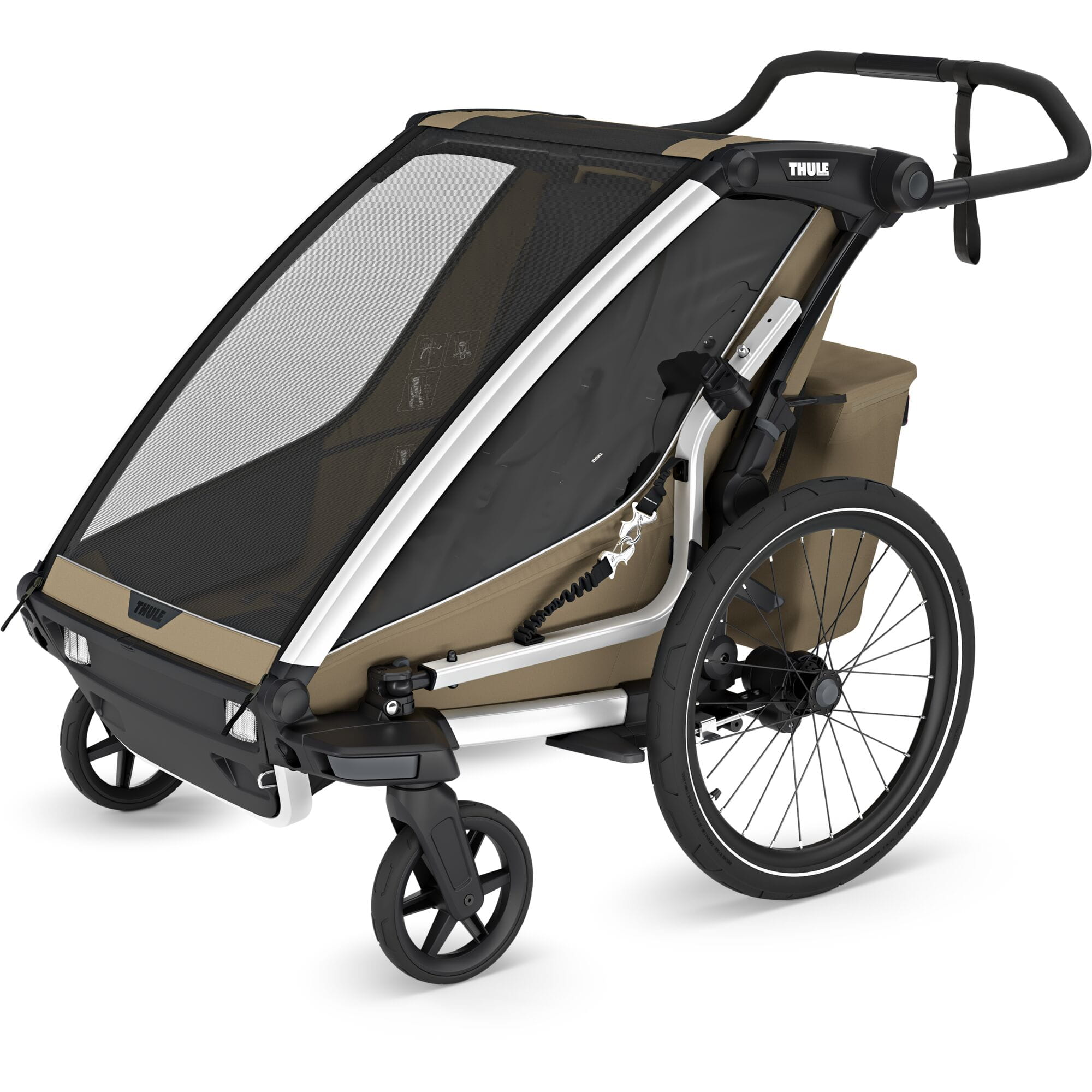 Thule Chariot Cross 2 Double child carrier with cycling and strolling kit