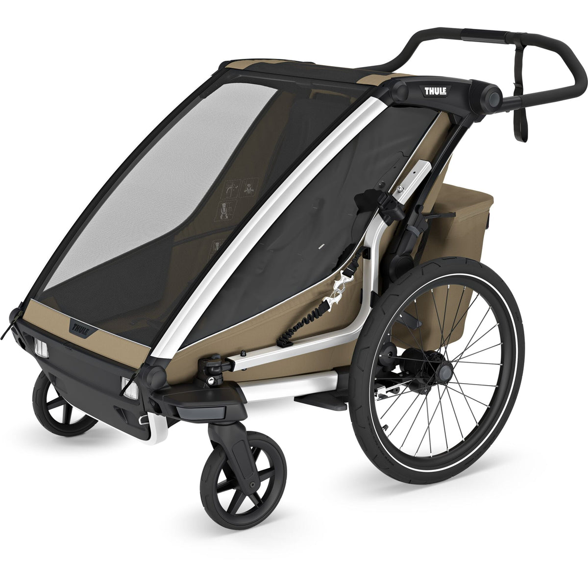 Thule Chariot Cross 2 Double child carrier with cycling and strolling kit