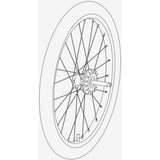 Thule Wheel assembly - Thule Coaster XT